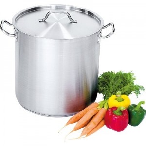 HIGH STOCKPOT WITH LID  6,3 l 