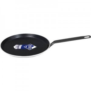 ALUMINIUM FRYPAN FOR CREPES WITH TEFLON COATING Ø 292 / 255 mm